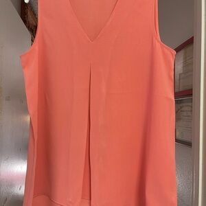Fever Sleeveless Coral Blouse
